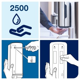 1 pcs - Tork 1000ml Wall Mounted Soap Dispenser