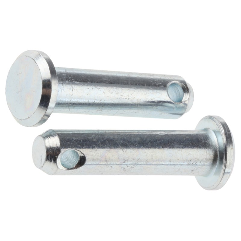 1 Bag of 15 - RS PRO 19.05mm Bright Zinc Plated Steel Clevis Pin, 4.76mm Diameter