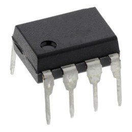 10 pcs - onsemi, 6N135M DC Input Transistor Output Optocoupler, Through Hole, 8-Pin PDIP