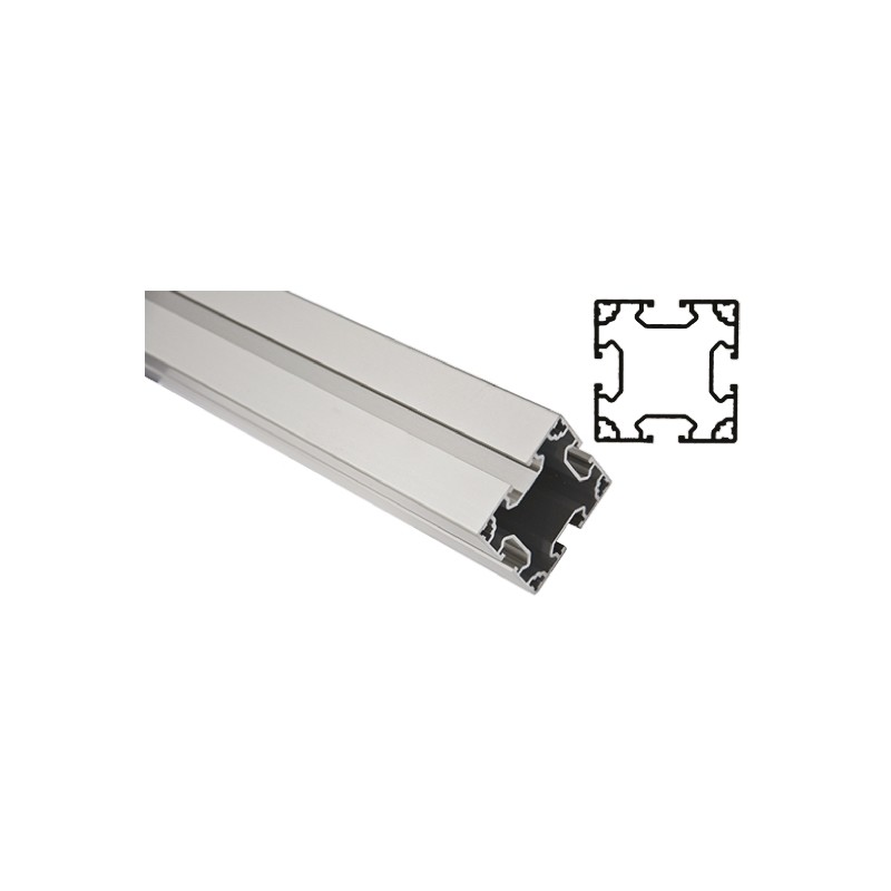 1 pcs - FlexLink Silver Aluminium Profile Strut, 64 x 64 mm, 11mm Groove, 2000mm Length, Series XC