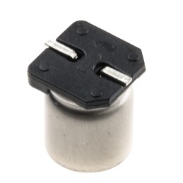 10 pcs - Nichicon 100μF Aluminium Electrolytic Capacitor 50V dc, Surface Mount - UWT1H101MNL1GS