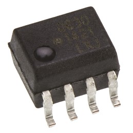 5 pcs - Broadcom, HCPL-0630-000E DC Input Transistor Output Dual Optocoupler, Through Hole, 8-Pin SOIC