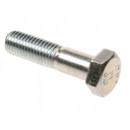 1 Bag of 2 - Bright Zinc Plated Steel Hex, Hex Bolt, M24 x 120mm