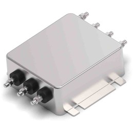 25 pcs - TE Connectivity, KEB 15A 440 V ac 50 - 60Hz, Chassis Mount EMI Filter, Threaded Bolt 3 Phase