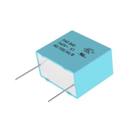 1 pcs - KEMET PHE845 Metallised Polypropylene Film Capacitor, 760 V ac, 1500 V dc, ±20%, 1μF, Through Hole