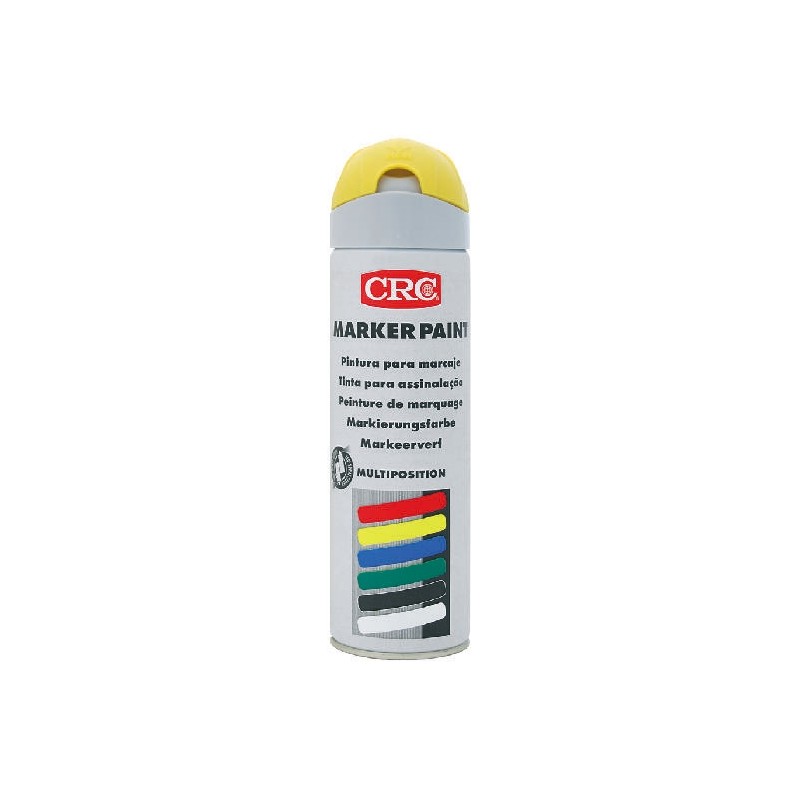 1 pcs - CRC 500ml Yellow Fluorescent Spray Paint