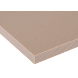 1 pcs - RS PRO Beige Plastic Sheet, 300mm x 245mm x 6mm