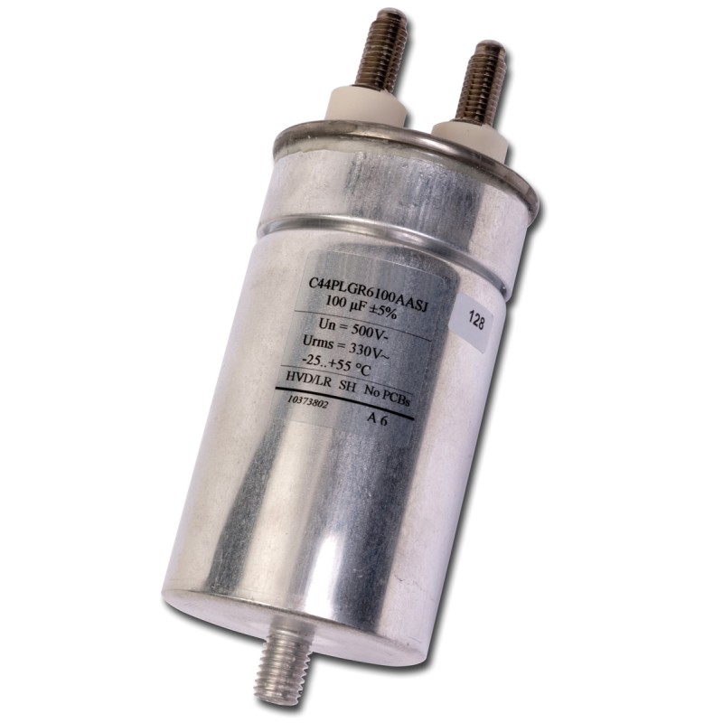 1 pcs - KEMET C20A Polypropylene Film Capacitor, 1.4 kV dc, 640 V ac, ±10%, 100μF, Screw Mount