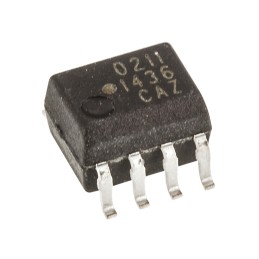 5 pcs - Broadcom, HCPL-0211-000E DC Input Schmitt Trigger Output Optocoupler, Through Hole, 8-Pin SOIC