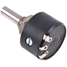 1 pcs - RS PRO 1kΩ Rotary Potentiometer 1-Gang Panel Mount