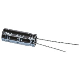 10 pcs - Panasonic 470μF Aluminium Electrolytic Capacitor 35V dc, Radial, Through Hole - EEUFR1V471L