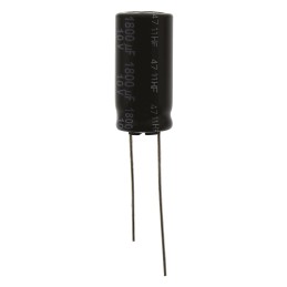 10 pcs - Panasonic 1800μF Aluminium Electrolytic Capacitor 10V dc, Radial, Through Hole - EEUFR1A182