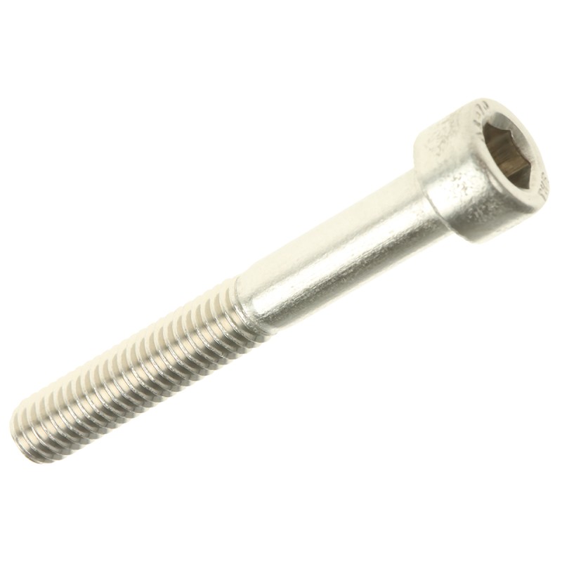 1 Bag of 20 - RS PRO Plain Stainless Steel Hex Socket Cap Screw, DIN 912, M6 x 45mm