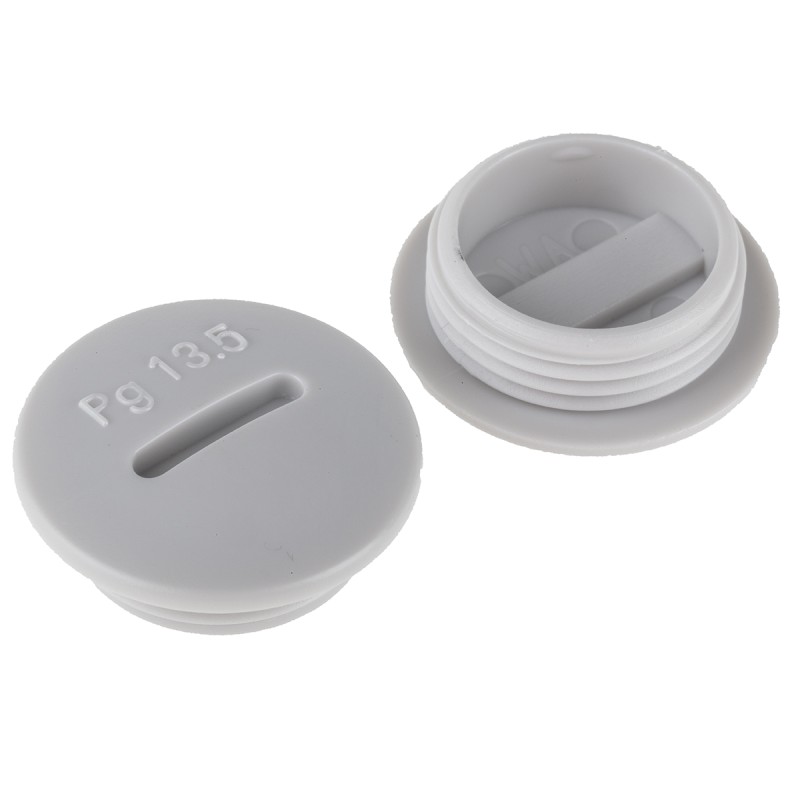 5 pcs - Lapp Blanking Plug, PG13.5, PS, 25mm Diameter, Threaded