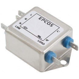 30 pcs - EPCOS, B84111F 16A 250 V ac/dc 60Hz, Flange Mount EMC Filter, Tab, Single Phase