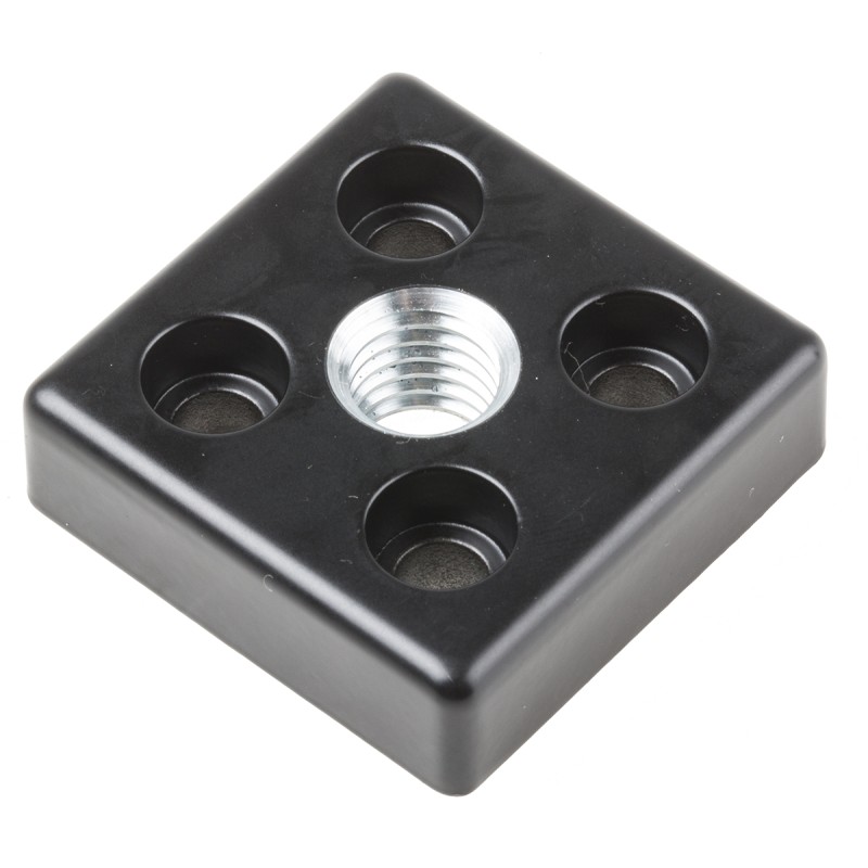 1 pcs - RS PRO M12, M5 Thread Base Plate, 5mm Groove