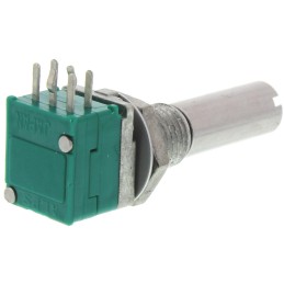 1 pcs - Alps Alpine 10kΩ Rotary Carbon Film Potentiometer, Panel Mount (Through Hole), RK09712200JB