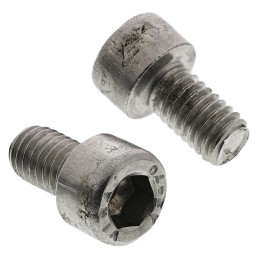 1 Bag of 20 - RS PRO Plain Stainless Steel Hex Socket Cap Screw, DIN 912, M6 x 10mm