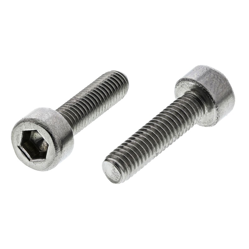1 Bag of 20 - RS PRO Plain Stainless Steel Hex Socket Cap Screw, DIN 912, M3 x 12mm