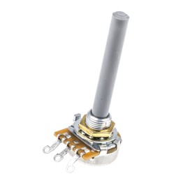 1 pcs - TE Connectivity 47kΩ Rotary Potentiometer 1-Gang Panel Mount, 1624161-2