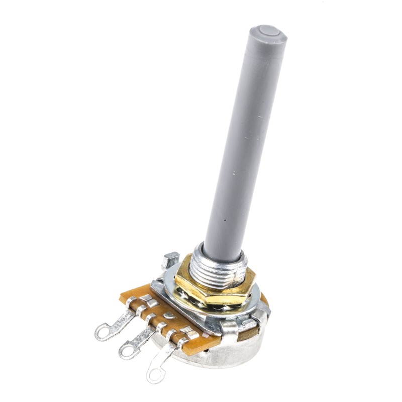 1 pcs - TE Connectivity 47kΩ Rotary Potentiometer 1-Gang Panel Mount, 1624161-2