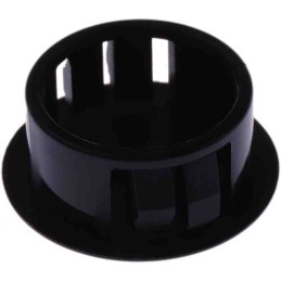 1 Bag of 25 - RS PRO Blanking Plug, 19.1mm Hole Diameter, Nylon 66, 22.9mm Diameter, Unthreaded