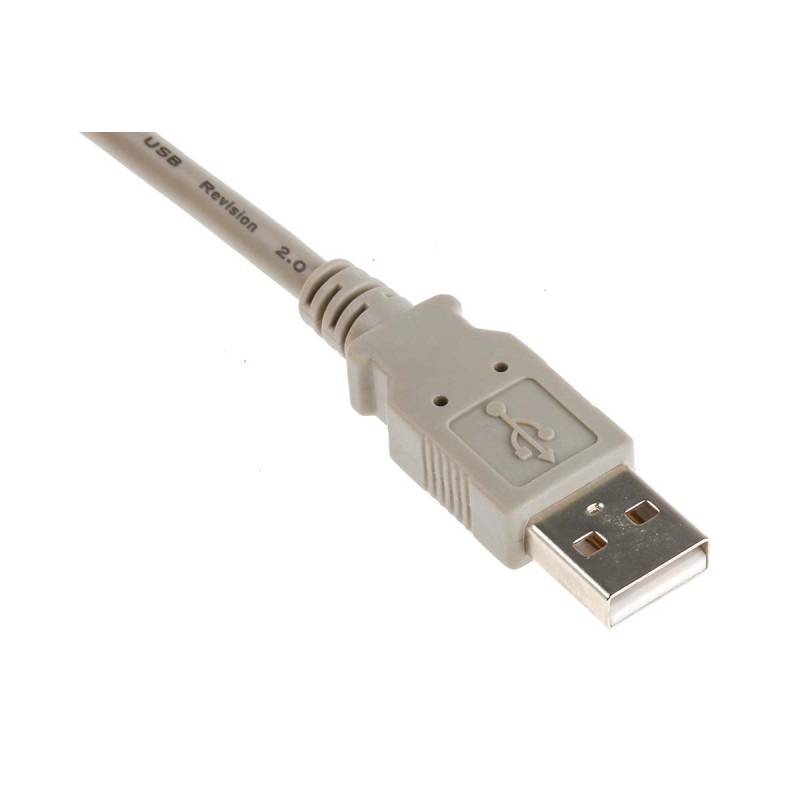 1 pcs - RS PRO USB 2.0 Cable, Male USB A to Male USB A Cable, 3m