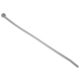 1 Bag of 100 - HellermannTyton Cable Tie, 200mm x 4.6 mm, Natural Polyamide 6.6 (PA66), Pk-100