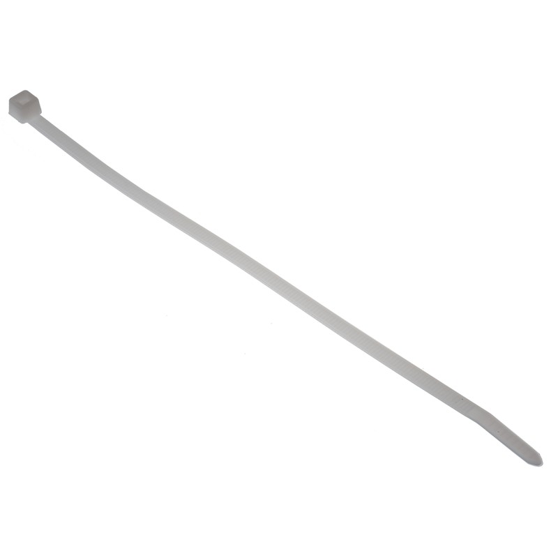 1 Bag of 100 - HellermannTyton Cable Tie, 200mm x 4.6 mm, Natural Polyamide 6.6 (PA66), Pk-100