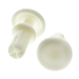 1 Bag of 200 - Essentra Nylon Snap Rivet, 4mm