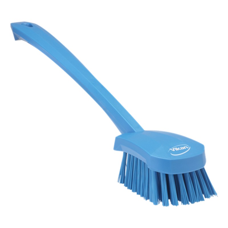 1 pcs - Vikan Hard Bristle Blue Scrubbing Brush, 36mm bristle length, Polyester bristle material