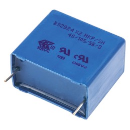 1 pcs - EPCOS B32924C Polypropylene Film Capacitor, 305V ac, ±20%, 3.3μF, Through Hole