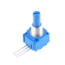 1 pcs - Bourns 5kΩ Rotary Potentiometer 1-Gang Panel Mount, 91A1A-B28-A13L