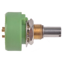 1 pcs - RS PRO 1kΩ Rotary Potentiometer 1-Gang Panel Mount