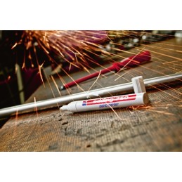 1 pcs - Edding Black 2 - 4mm Medium Tip Paint Marker Pen for use with Glass, Metal, Plastic, Wood