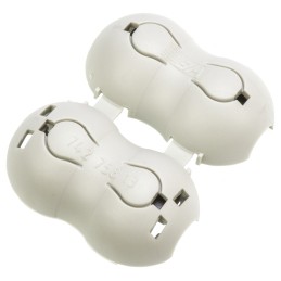 38 pcs - Wurth Elektronik Openable Ferrite Sleeve, 24 x 24 x 39.2mm, For EMI Suppression, Apertures: 1, Diameter 8.5mm