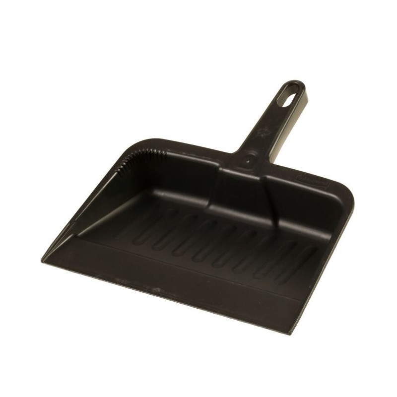 1 pcs - Rubbermaid Commercial Products Black Dustpan & Brush for Hygiene