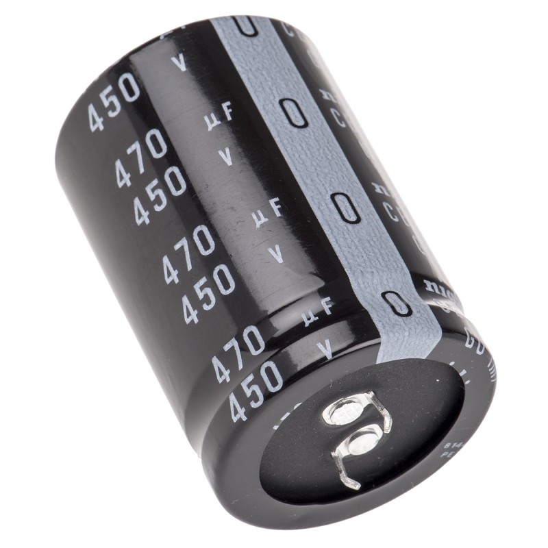 1 pcs - Nichicon 470μF Aluminium Electrolytic Capacitor 450V dc, Snap-In - LGU2W471MELC