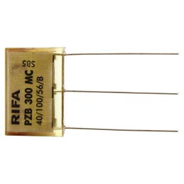 1 pcs - KEMET PZB300 Paper Capacitor, 275V ac, ±20%, 100nF, Through Hole