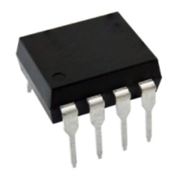 2 pcs - Broadcom, HCPL-7720-000E AC Input Transistor Output Optocoupler, Through Hole, 8-Pin DIP
