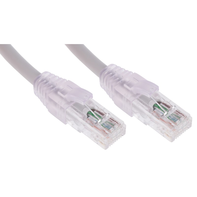 1 pcs - Molex Premise Networks Cat6 Male RJ45 to Male RJ45 Ethernet Cable, U/UTP, Grey PVC Sheath, 2m