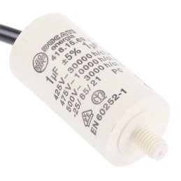 1 pcs - Ducati Energia 4.16.15 Polypropylene Film Capacitor, 400 - 500V ac, ±5%, 1μF, Stud Mount