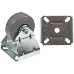 1 pcs - Tente Fixed Castor Wheel, 40kg Capacity, 60mm Wheel