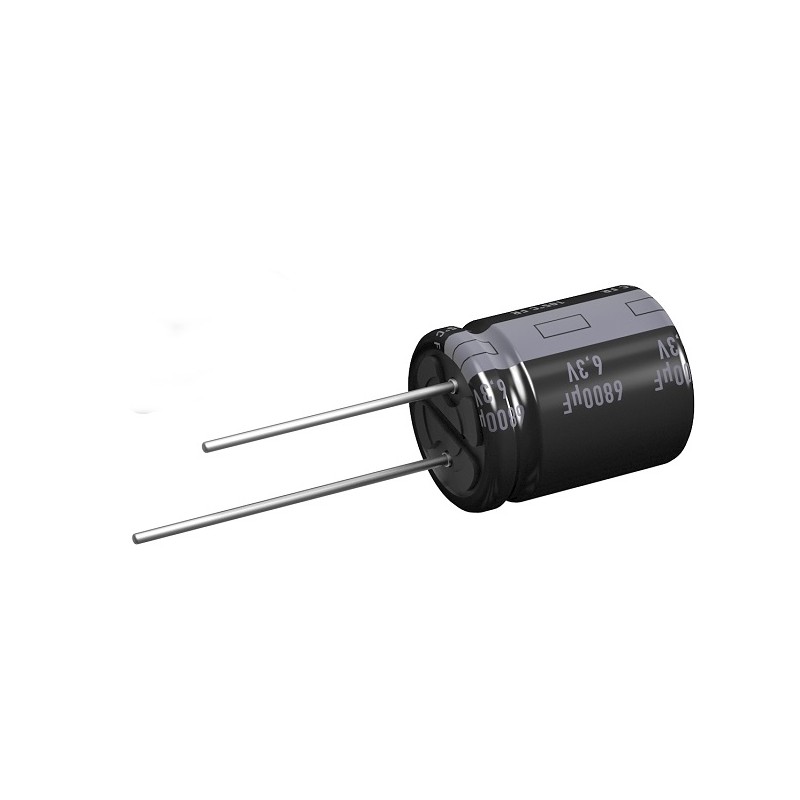 10 pcs - Panasonic 680μF Aluminium Electrolytic Capacitor 25V dc, Radial, Through Hole - EEUFR1E681LB