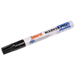 1 pcs - Ambersil Black 3mm Medium Tip Paint Marker Pen for use with Various Materials