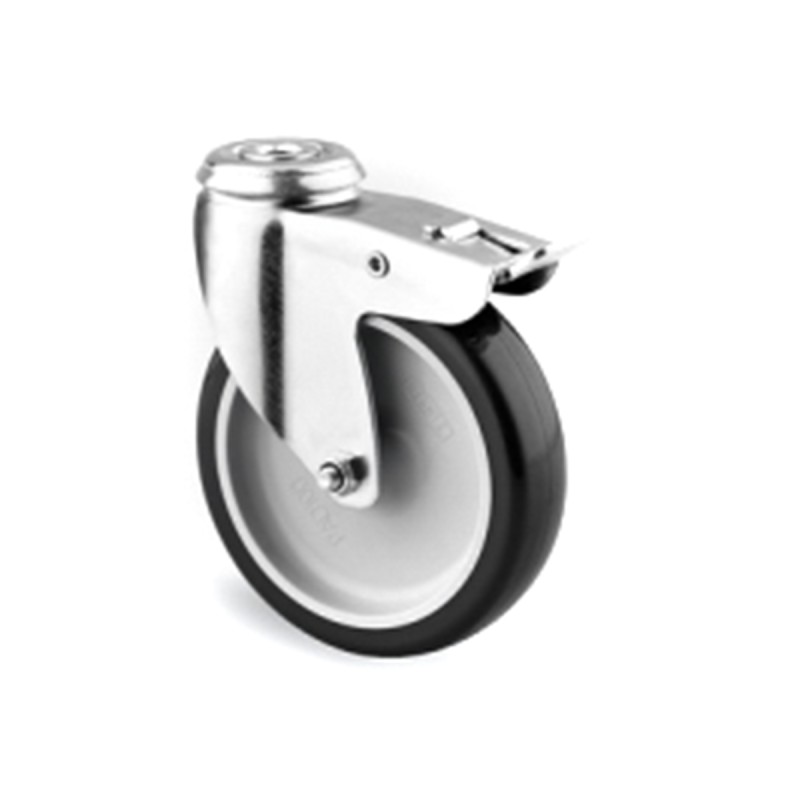 1 pcs - Tente Braked Swivel Castor Wheel, 60kg Capacity, 75mm Wheel