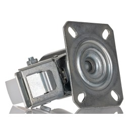 1 pcs - LAG Braked Swivel Castor Wheel, 120kg Capacity, 80mm Wheel