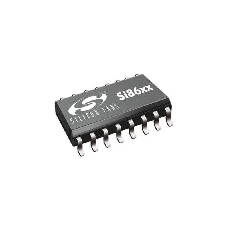 2 pcs - Si8620BT-IS Skyworks Solutions Inc, 2-Channel Digital Isolator 150Mbit/s, 10 kVrms, 16-Pin SOIC W