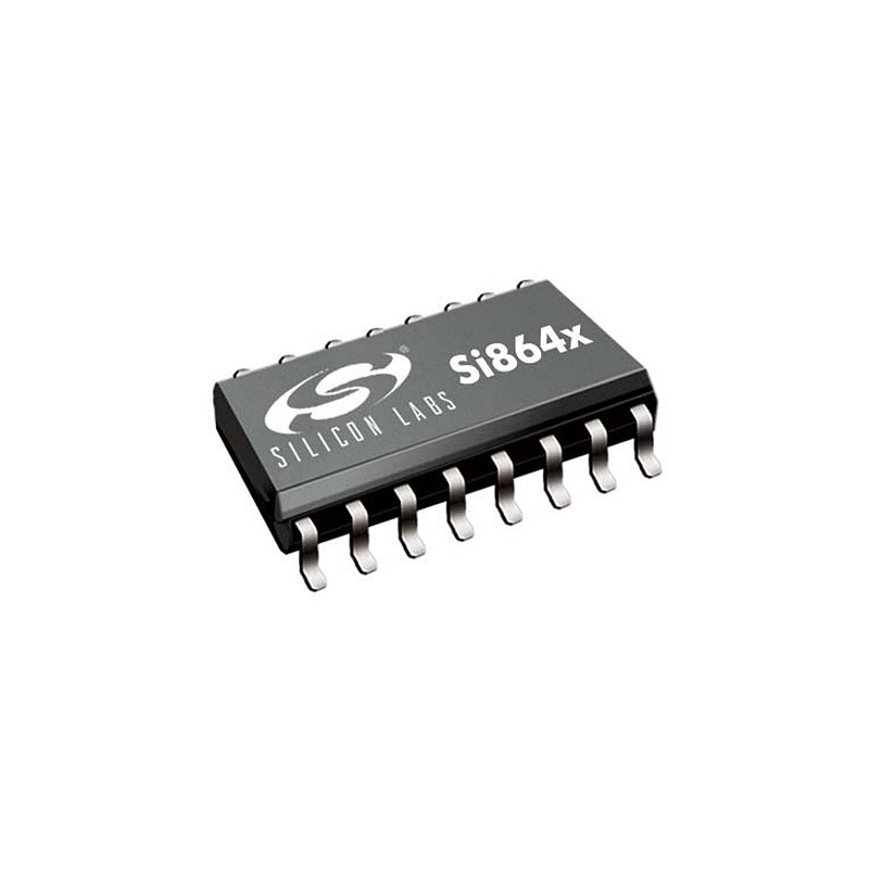 10 pcs - Si8641BC-B-IS1 Skyworks Solutions Inc, 4-Channel Digital Isolator 150Mbps, 3.75 kV, 16-Pin SOIC