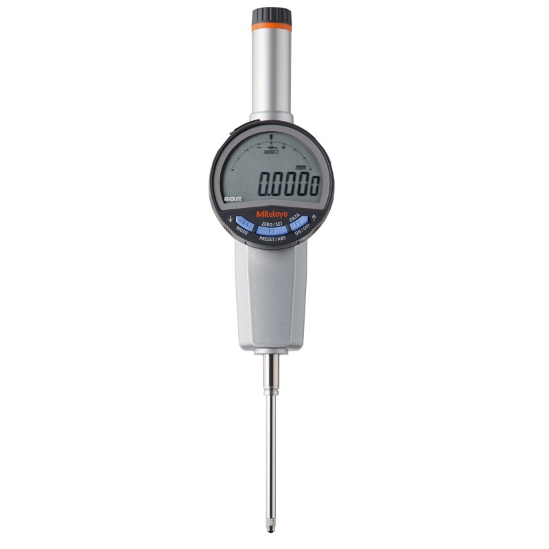 1 pcs - Mitutoyo 543-730BMetric Plunger Digital Indicator, 50.8 mm Measurement Range, 0.001 mm Resolution , 0.005 mm Accuracy